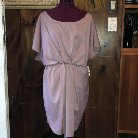 Mauve polka dot dress - Picture 2 of 8